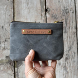 Small Waxed Canvas Pouch