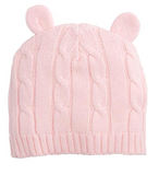 Baby Cable Hat with Ears