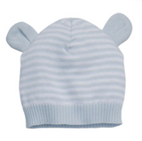 Striped Knit Hat with Ears