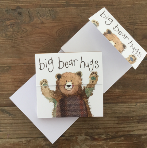 Bear Hugs Mini Magnetic Notepad
