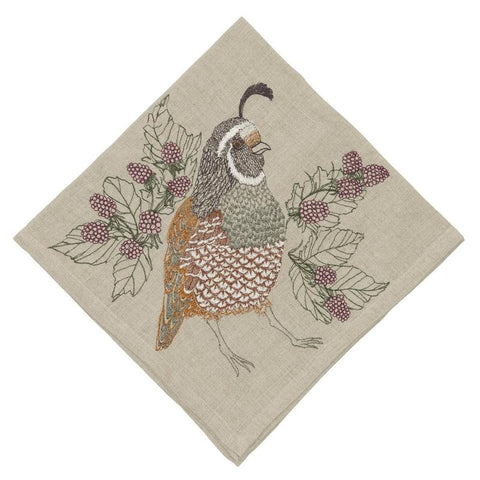 Linen Embroidered Napkins