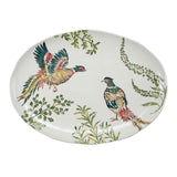 Fauna Pheasants Oval Platter
