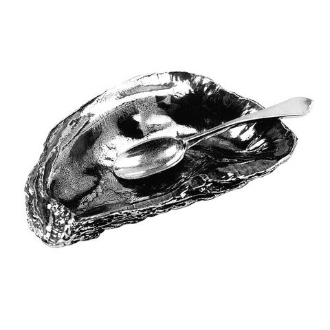 Oyster Salt Cellars with Spoon