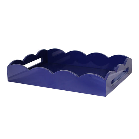 Lacquered Medium Scallop Serving Tray